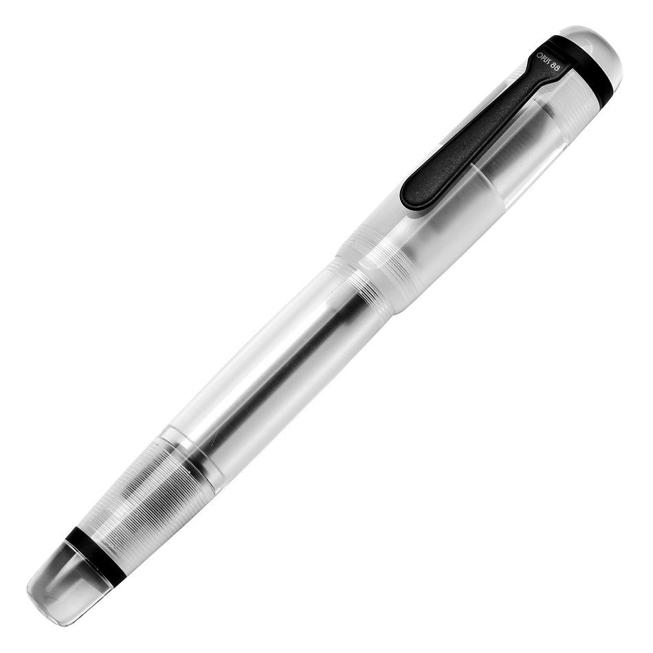 Opus 88 Omar Eye Dropper Fountain Pen Clear by Opus 88 at Cult Pens