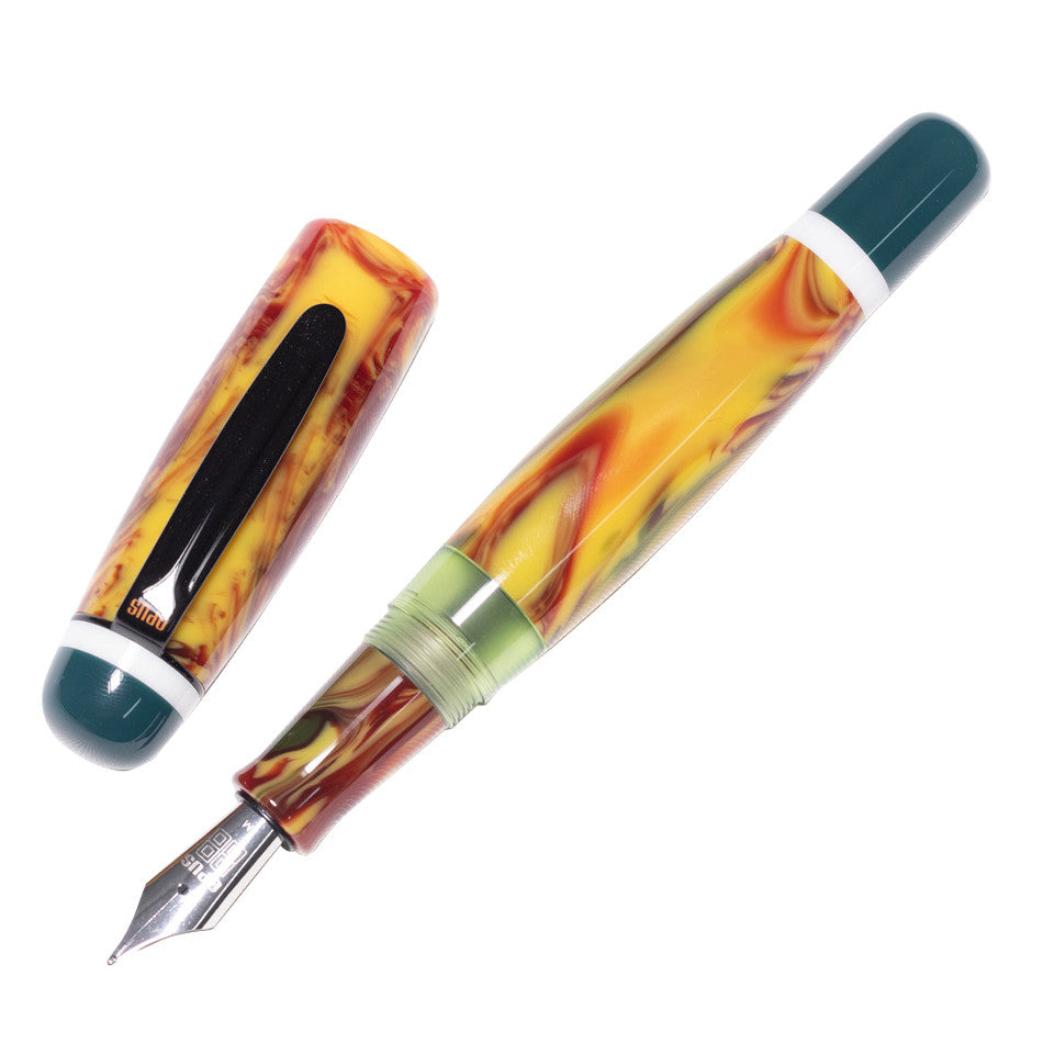 Opus 88 Bela Eye Dropper Fountain Pen Green by Opus 88 at Cult Pens