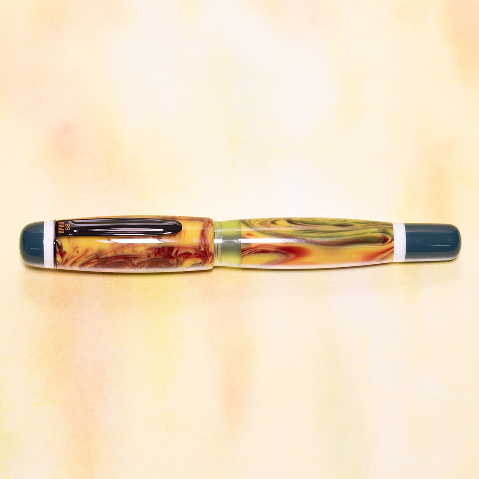 Opus 88 Bela Eye Dropper Fountain Pen Green by Opus 88 at Cult Pens
