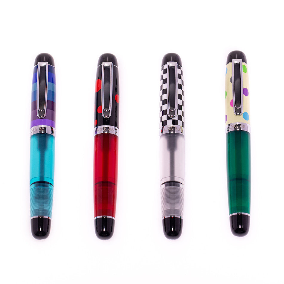 Opus 88 Mini Pocket Pen Fountain Pen Stripe by Opus 88 at Cult Pens