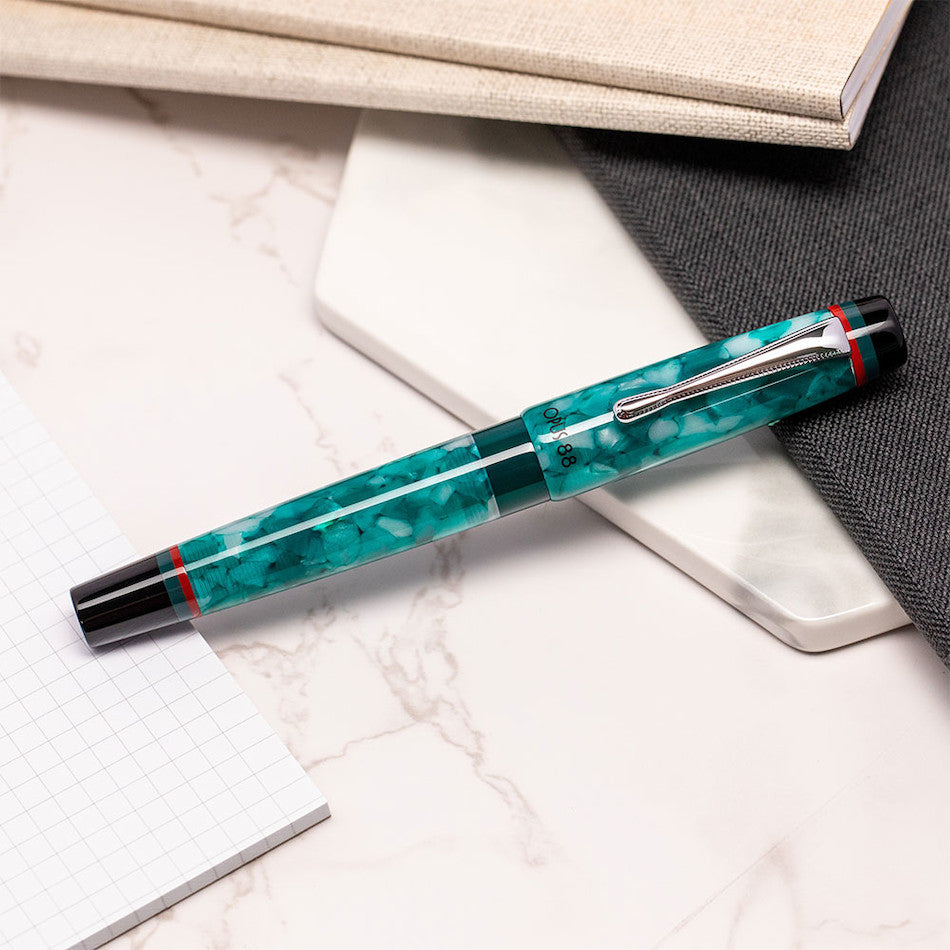 Opus 88 Minty Fountain Pen Light Blue by Opus 88 at Cult Pens