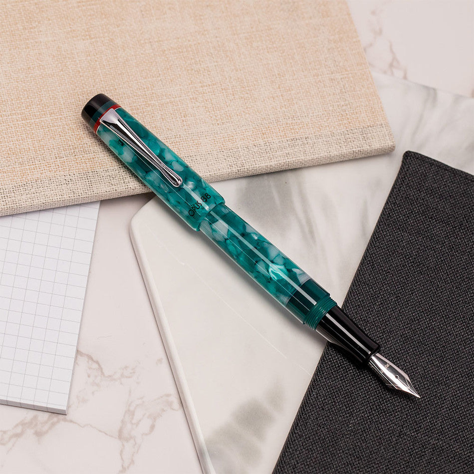 Opus 88 Minty Fountain Pen Light Blue by Opus 88 at Cult Pens