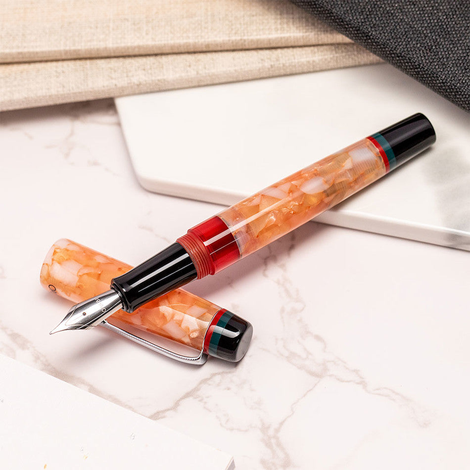 Opus 88 Minty Fountain Pen Orange by Opus 88 at Cult Pens