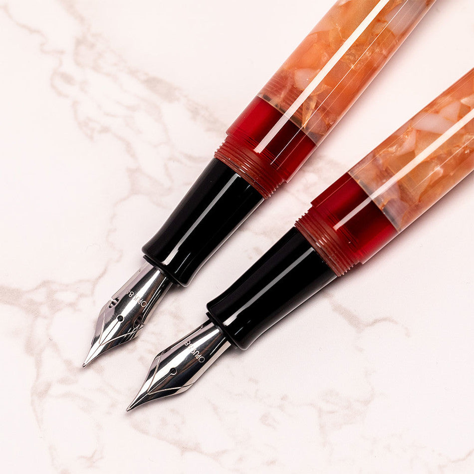 Opus 88 Minty Fountain Pen Orange by Opus 88 at Cult Pens