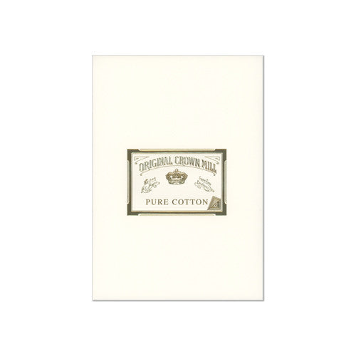 Original Crown Mill Pure Cotton Writing Pad A4 by Original Crown Mill at Cult Pens