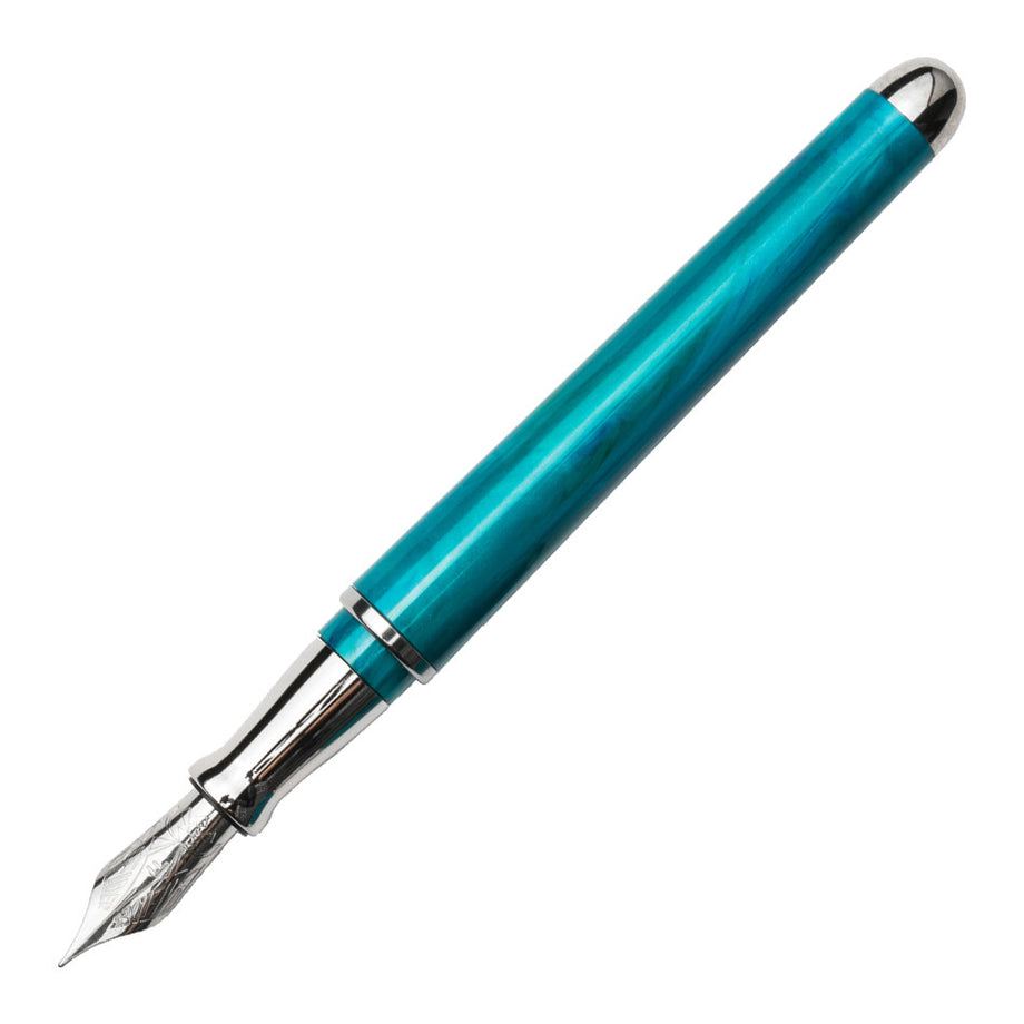 Pineider Avatar UR Fountain Pen - Abalone Green - Medium