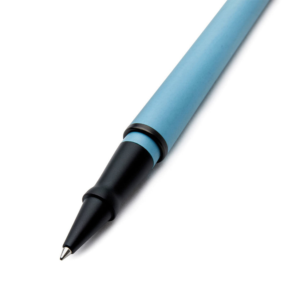 Pineider Avatar UR Matt Black Rollerball Pen Ice Blue by Pineider at Cult Pens