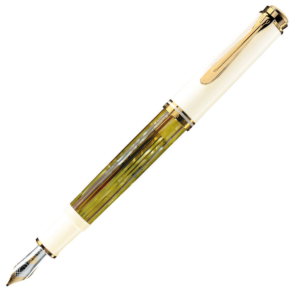 Pelikan Souveran M400 Fountain Pen Tortoiseshell White by Pelikan at Cult Pens