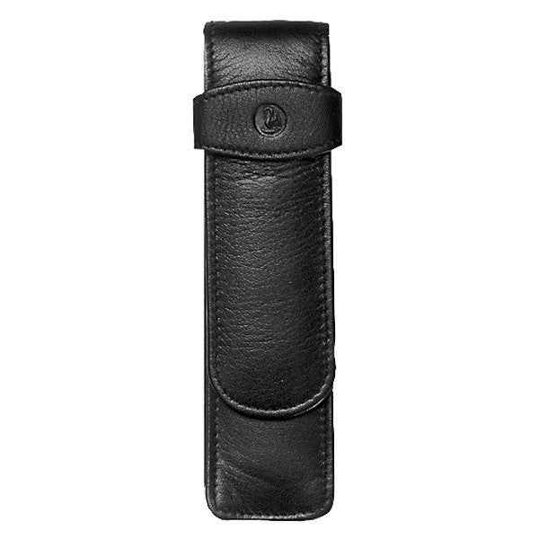 Pelikan Soft Leather Pen Pouch for Two Pens Black by Pelikan at Cult Pens