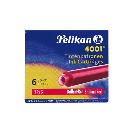 Pelikan 4001 TP/6 Ink Cartridges by Pelikan at Cult Pens