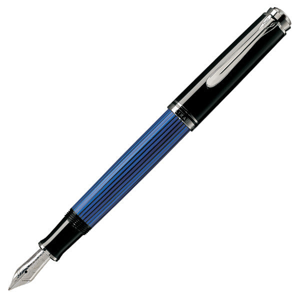 Pelikan Souveran M405 Fountain Pen Blue/Black by Pelikan at Cult Pens
