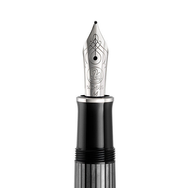 Pelikan Souveran M405 Fountain Pen Stresemann Anthracite by Pelikan at Cult Pens
