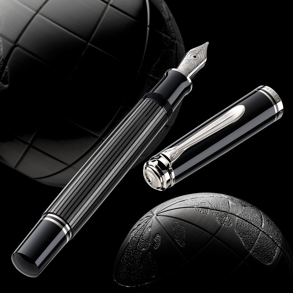 Pelikan Souveran M605 Fountain Pen Stresemann Anthracite by Pelikan at Cult Pens