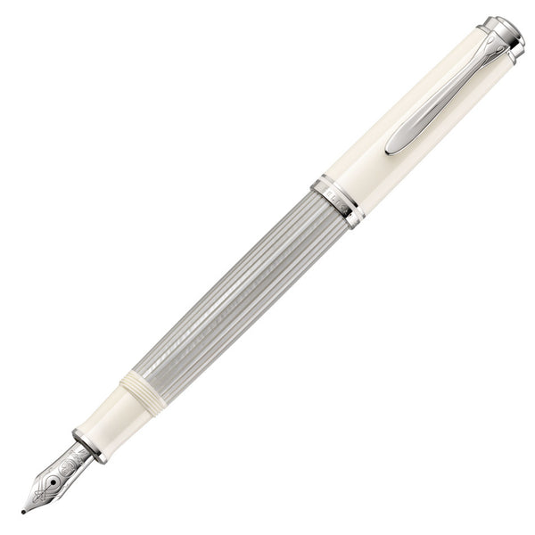 Pelikan Souveran M405 Fountain Pen Silver White