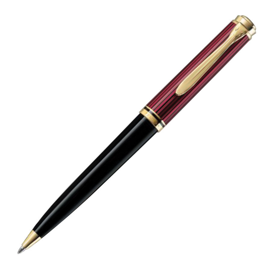 Pelikan Souveran K800 Ballpoint Pen Black / Red by Pelikan at Cult Pens