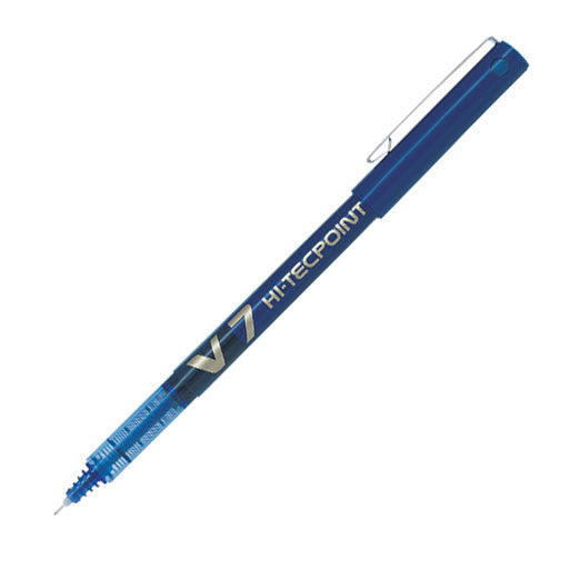 Pilot V7 Hi-Tecpoint Rollerball Pen Fine Blue Single