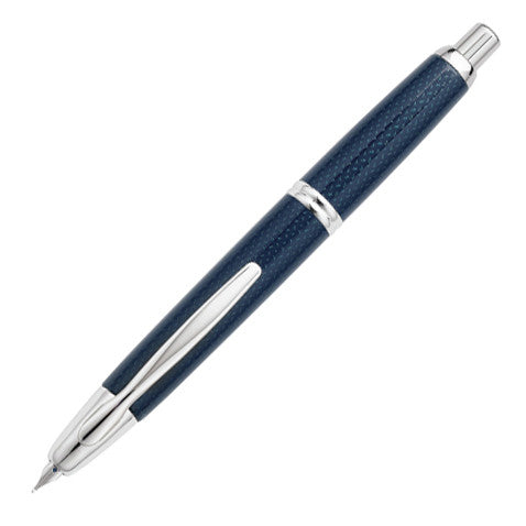 Pilot Capless Fountain Pen Carbonesque Blue by Pilot at Cult Pens