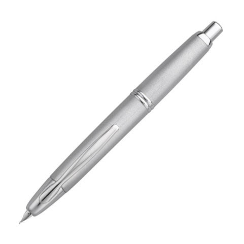 Pilot Capless Fountain Pen Rhodium Trim Silver by Pilot at Cult Pens