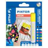 Pilot Pintor Marker Pen Bullet Tip Medium Assorted Set of 6 by Pilot at Cult Pens