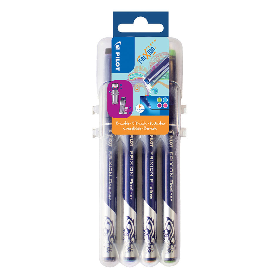 Pilot FriXion Erasable Fineliner Assorted Set of 4 by Pilot at Cult Pens