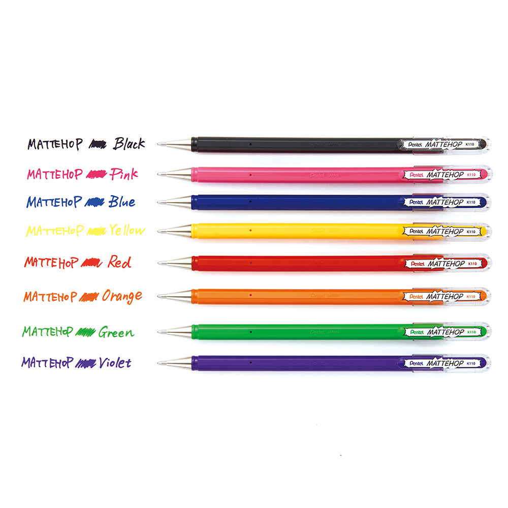 Pentel Mattehop 1.0mm Gel Pen by Pentel at Cult Pens