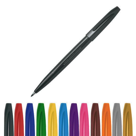 Pentel Sign Pen S520 Set of 12 Assorted by Pentel at Cult Pens