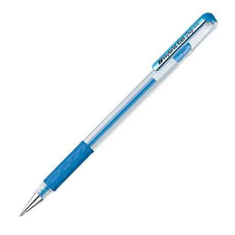 Pentel Hybrid Gel Grip Metallic Rollerball Pen K118M by Pentel at Cult Pens
