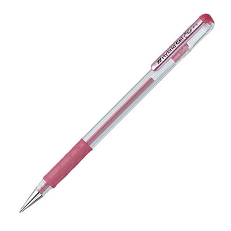 Pentel Hybrid Gel Grip Metallic Rollerball Pen K118M by Pentel at Cult Pens
