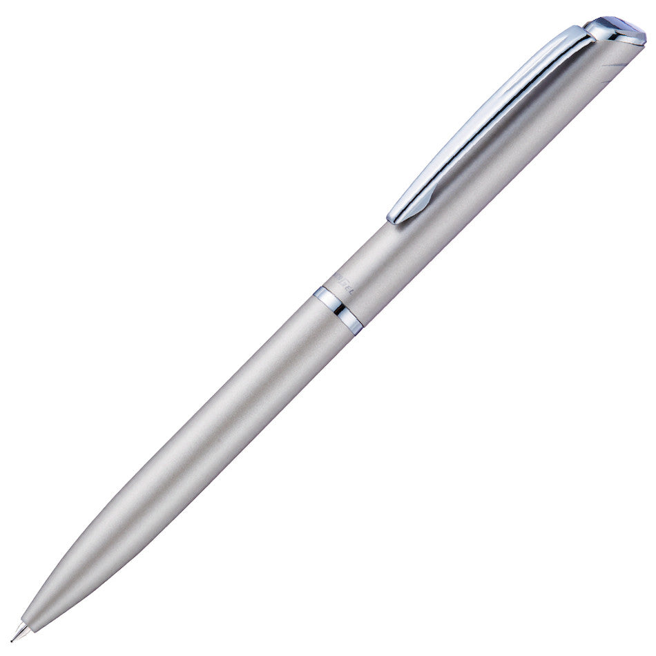 Pentel EnerGel Philography Retractable Rollerball Pen Warm Silver with Gift Box by Pentel at Cult Pens