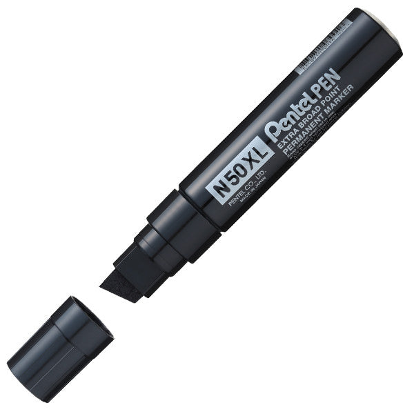 Pentel N50XL Permanent Marker Extra Broad Chisel by Pentel at Cult Pens