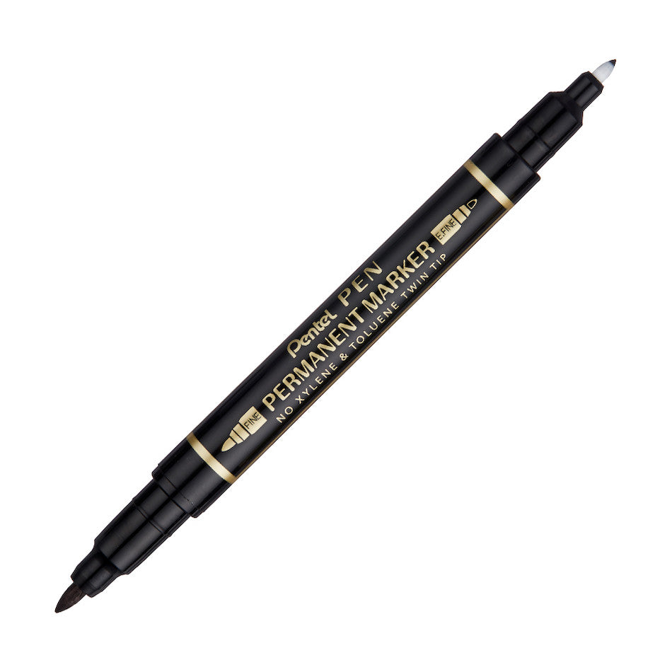 Pentel Twin-Tipped Permanent Marker Pen N75W by Pentel at Cult Pens