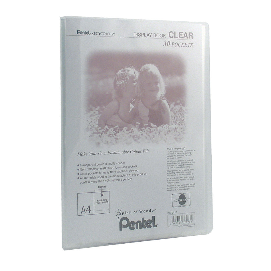 Pentel Display Book Clear 30 Pocket by Pentel at Cult Pens