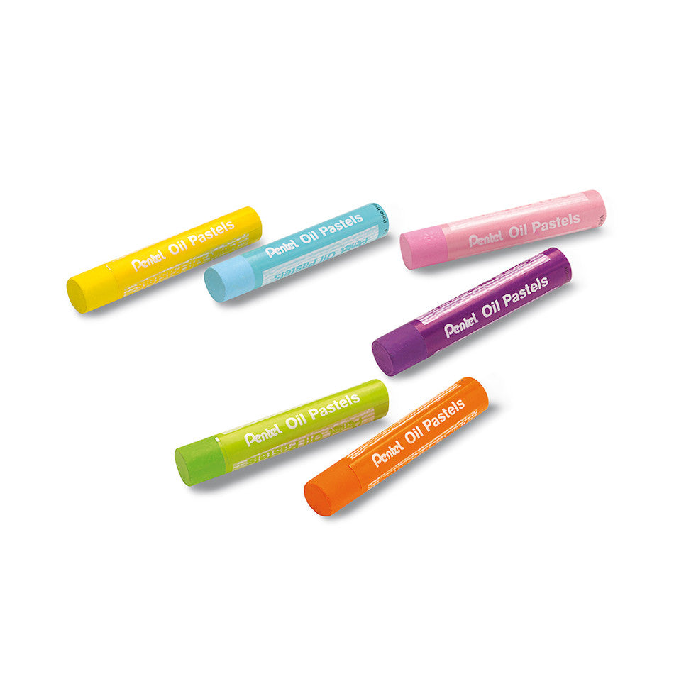 Pentel Large Oil Pastel Set of 12 by Pentel at Cult Pens