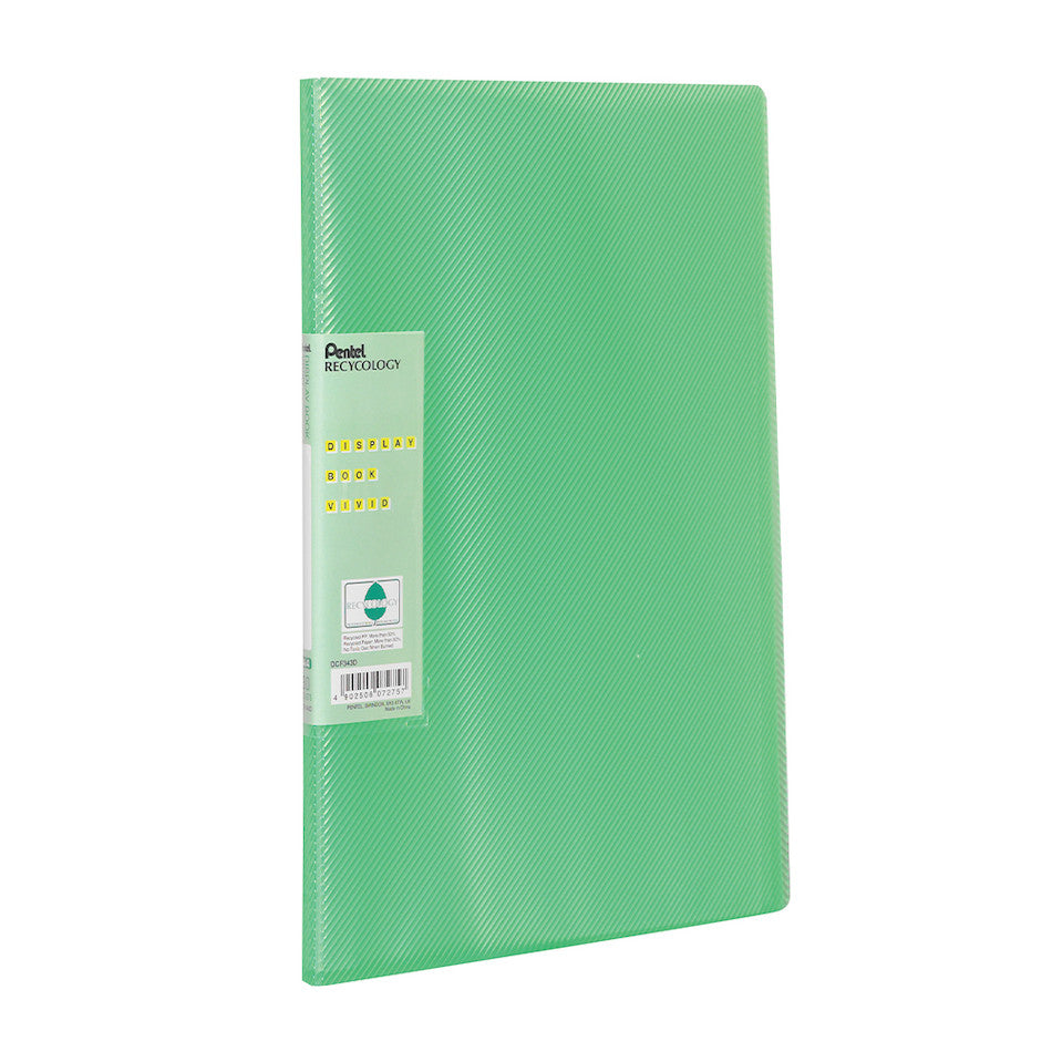 Pentel Display Book Vivid Green by Pentel at Cult Pens