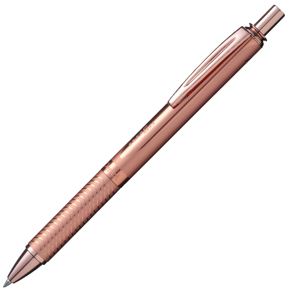 Pentel EnerGel Sterling Gel Rollerball Pen Rose Gold with Gift Box by Pentel at Cult Pens