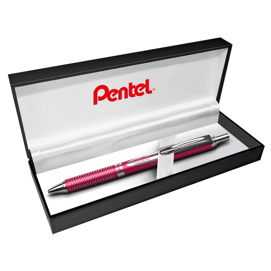 Pentel EnerGel Sterling Gel Rollerball Pen Red with Gift Box by Pentel at Cult Pens