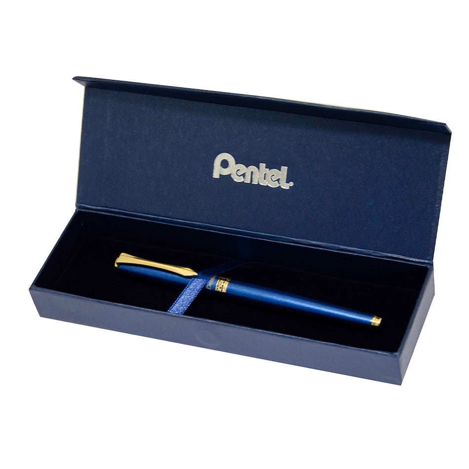 Pentel Sterling Fountain Pen Sapphire with Gift Box by Pentel at Cult Pens
