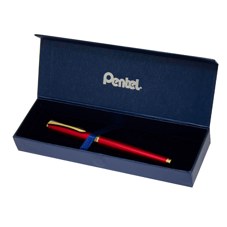 Pentel Sterling Fountain Pen Garnet with Gift Box by Pentel at Cult Pens