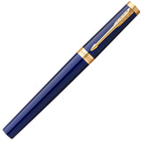 Parker Ingenuity Fountain Pen Blue with Gold Trim by Parker at Cult Pens