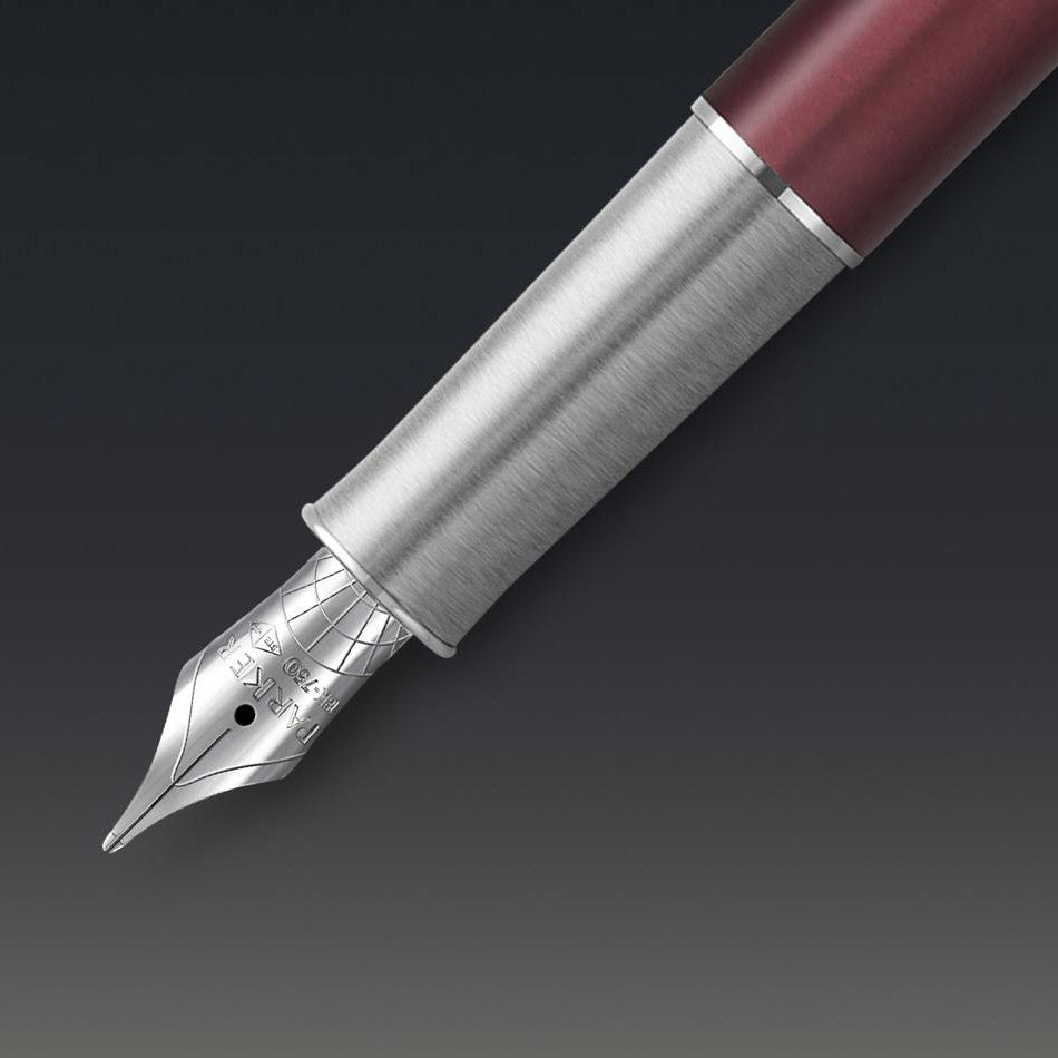 Parker Sonnet Fountain Pen Metal Red by Parker at Cult Pens