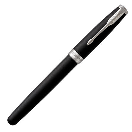 Parker Sonnet Rollerball Pen Matte Black Lacquer with Palladium Trim by Parker at Cult Pens