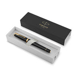 Parker Urban Fountain Pen Muted Black with Gold Trim by Parker at Cult Pens