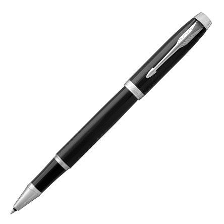 Parker IM Rollerball Pen Black Lacquer with Chrome Trim by Parker at Cult Pens
