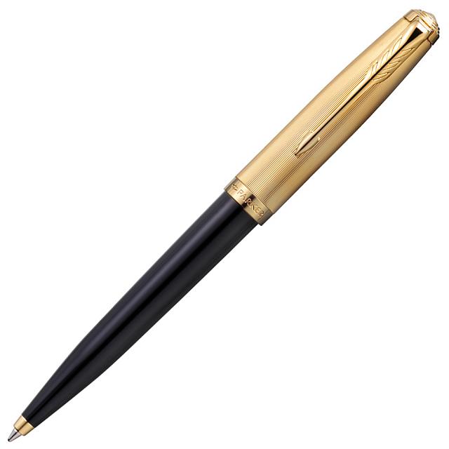 Parker 51 Ballpoint Pen Black with Gold by Parker at Cult Pens