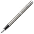 Parker IM Rollerball Pen Brushed Metal with Chrome Trim by Parker at Cult Pens