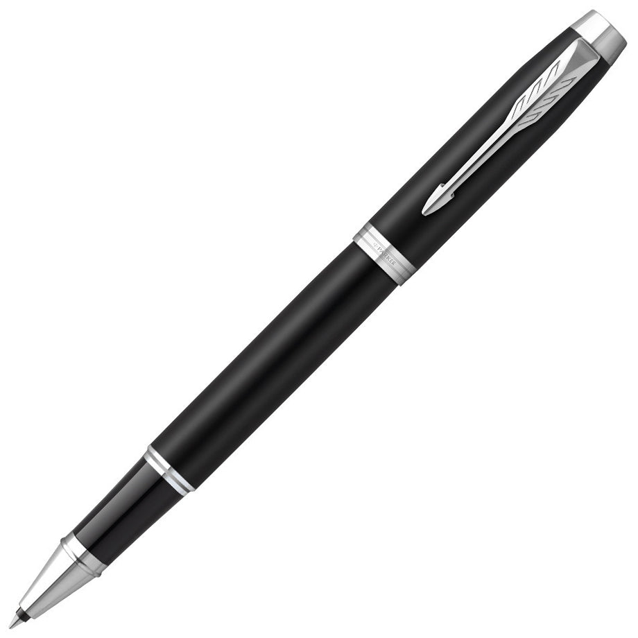 Parker IM Rollerball Pen Matt Black with Chrome Trim