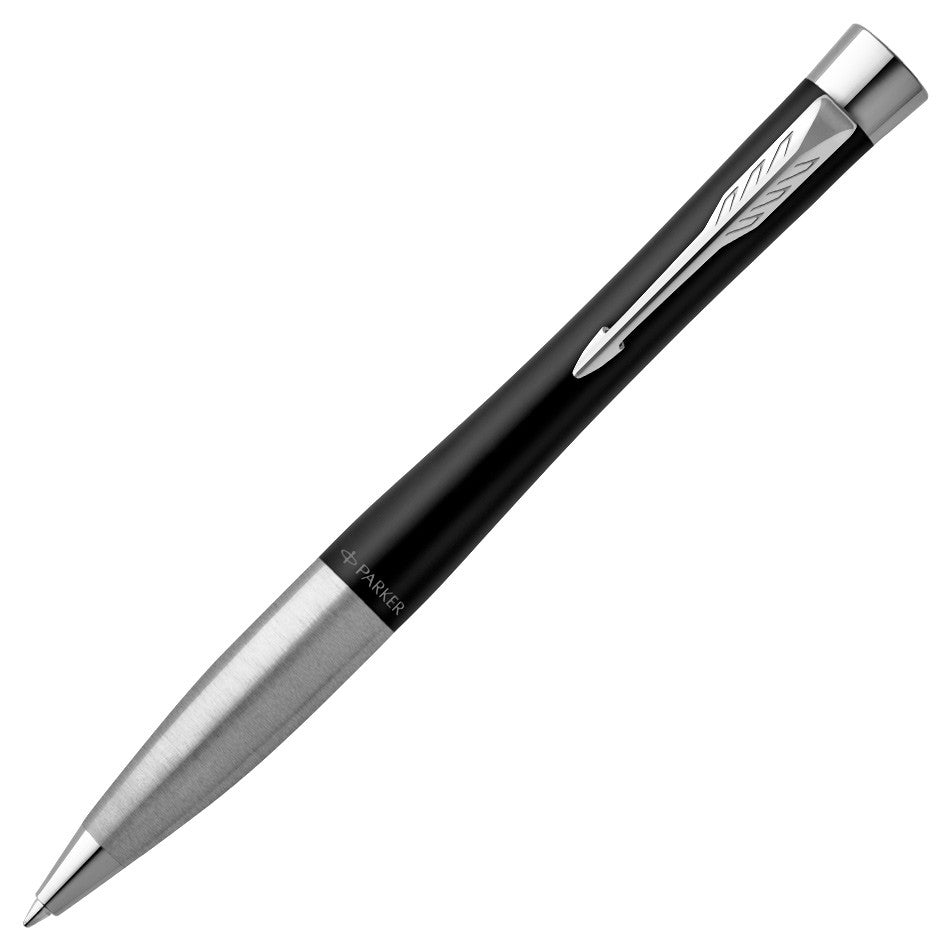 Parker Urban Twist Ballpoint Pen Muted Black with Chrome Trim by Parker at Cult Pens