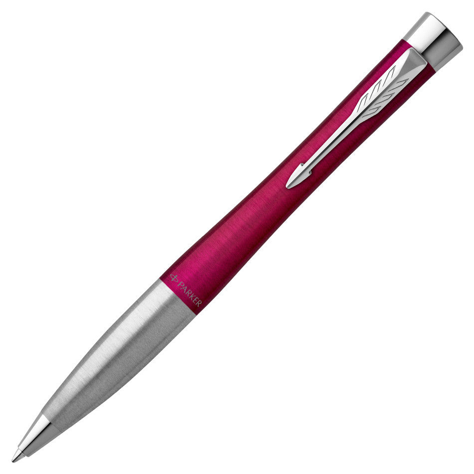 Parker Urban Twist Ballpoint Pen Vibrant Magenta with Chrome Trim by Parker at Cult Pens