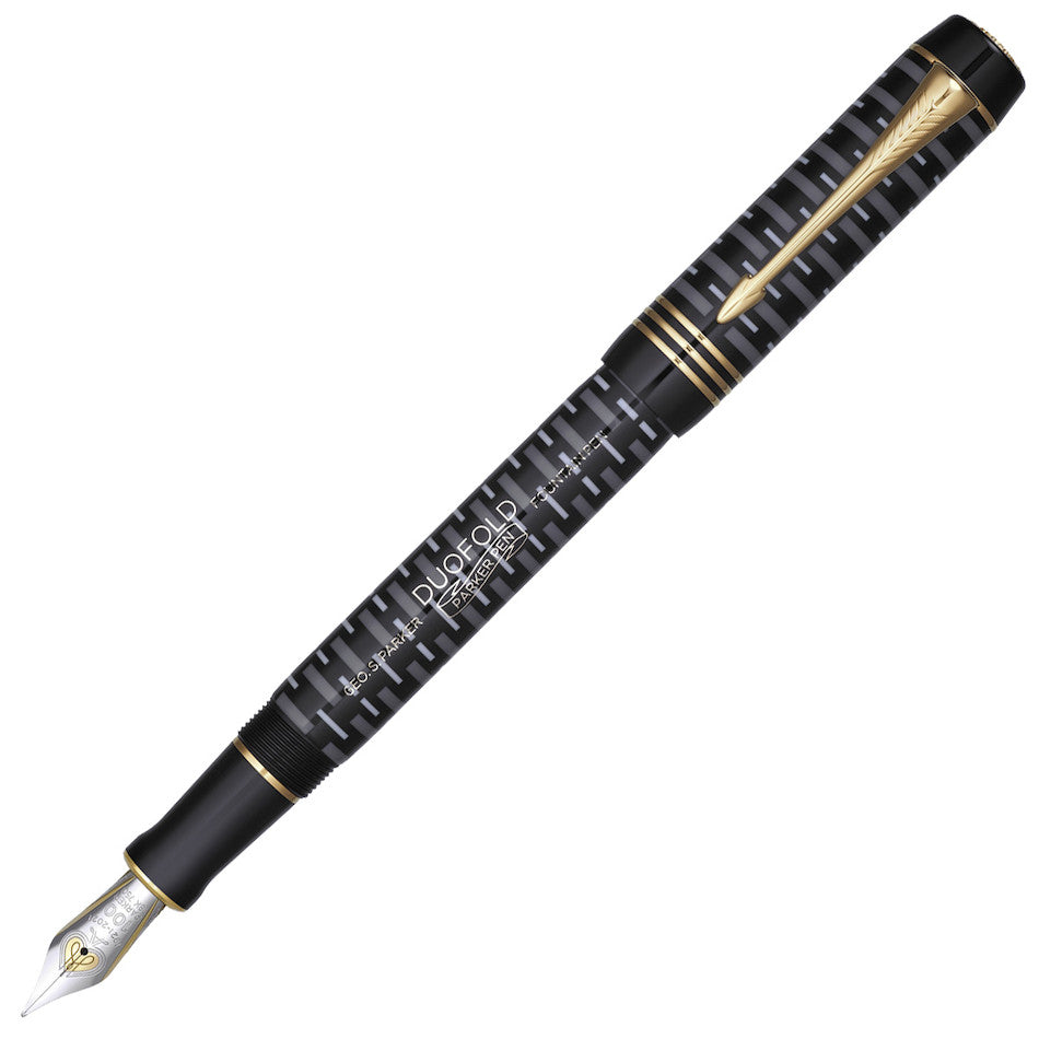 Parker Duofold 100th Anniversary Limited Edition Fountain Pen Black by Parker at Cult Pens