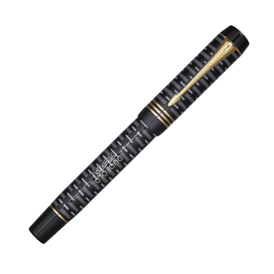 Parker Duofold 100th Anniversary Limited Edition Fountain Pen Black by Parker at Cult Pens